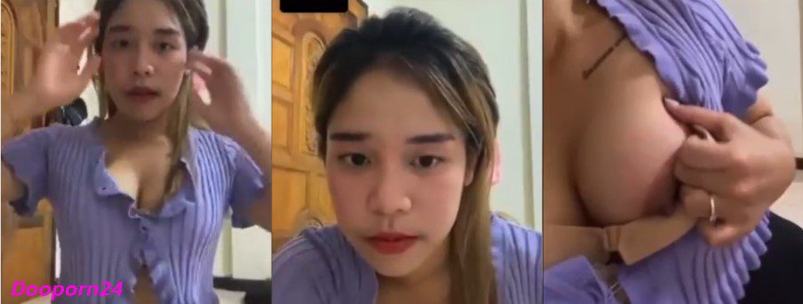 คลิปหลุดไทย สาวสวยหุ่นดีจากทางบ้าน คอลเสียวกับแฟน แอบร่านอยู่เหมือนกัน ตอนแรกเหมือนจะไม่ยอมให้นมเห็นหน้าสุดท้ายก็ใจอ่อนยอมให้ดูของดีเข้าจนได้