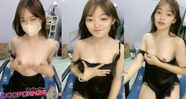 คลิปหลุด THLive น้องดิว สาวหมวยผิวขาวน่ารักไลฟ์สดใส่ชุดนอนไม่ได้นอนโคตรยั่วเย็ด เปิดเพลงเต้นร่อนเอวอย่างเด็ดเห็นแล้วเสียวจัดน่าเย็ดชิบหาย