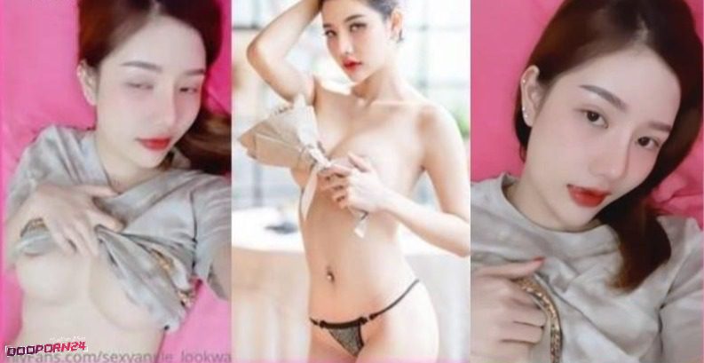 คลิปหลุด Onlyfans sexyangle_lookwa เปิดร่องอกโชว์นมขาวเนียนหัวนมอมชมพู ก่อนจะเอามือล้วงหีแล้วเกี่ยวเบ็ดขยี้โดนเม็ดแตดร้องครางเสียวเบาๆอย่างเด็ด