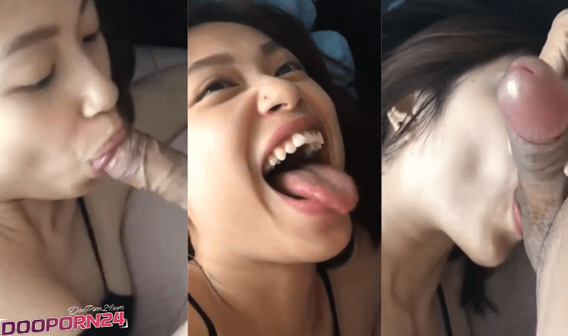 คลิปหลุดทางบ้าน สาวน่ารัก นอนเล่นควยผัว เอาลิ้นแตะๆ ดูดลึกถึงคอ นมใหญ่โคตรน่าบีบ โดนตอกหีเย็ดสดร้องครางเสียว งานแรร์จัดๆ