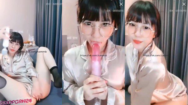 คลิปหลุดMlive IDX-68056090 สาวแว่นน่ารักน่า น้องฝ้ายดูดควยปลอมไลฟ์สดยั่วเย็ด ล้วงหีเข้าไปในกางเกงในจ้วงยับๆล่อจนหีแฉะ