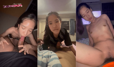 คลิปหลุดจากทางบ้าน น้องดาว สาวไทยวัยเงี่ยน เมาแล้วเงี่ยนควย ดูดควยแฟนจนเงี่ยน ก่อนร่อนหีขย่มควย