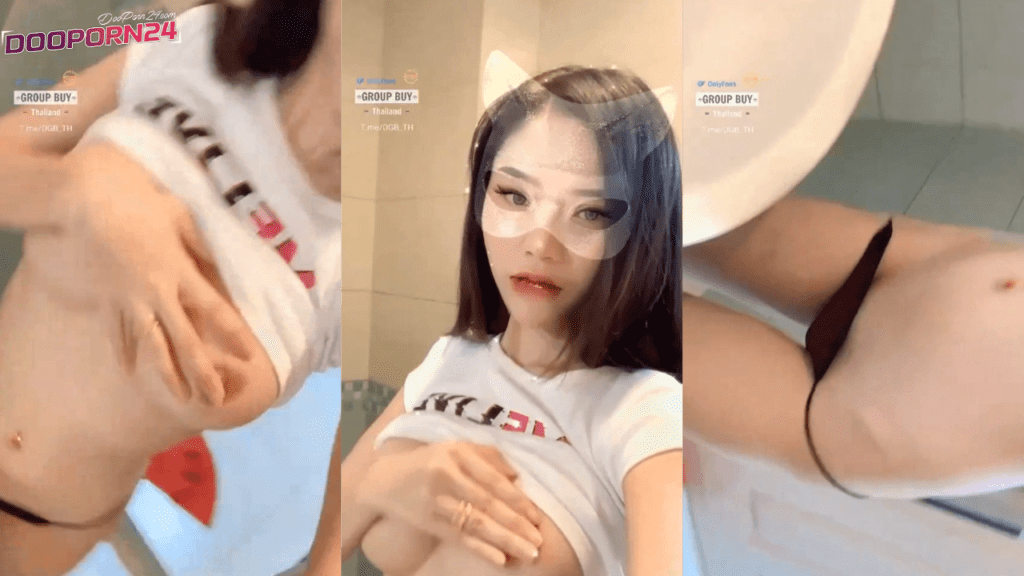 คลิป xxx คลิปหลุด hwanyen417 น้องหวานเย็น ไลฟ์สดโชว์ในห้องน้ำอวดนมใหญ่ๆขาวๆ หุ่นดีผิวสวยหน้าตาสวยคม โคตรน่าเย็ดบอกเลย