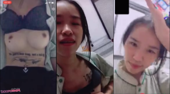 คลิปหลุด พนักงานเซเว่น สาวบ้านๆโดนลูกค้าหลอกให้คอลเสียวตอนทำงานถอดเสื้อโชว์นวดนมยั่วๆ ให้ลูกค้าดูแล้วทำหน้าอย่างฟินเห็นแล้วเงี่ยนเลย